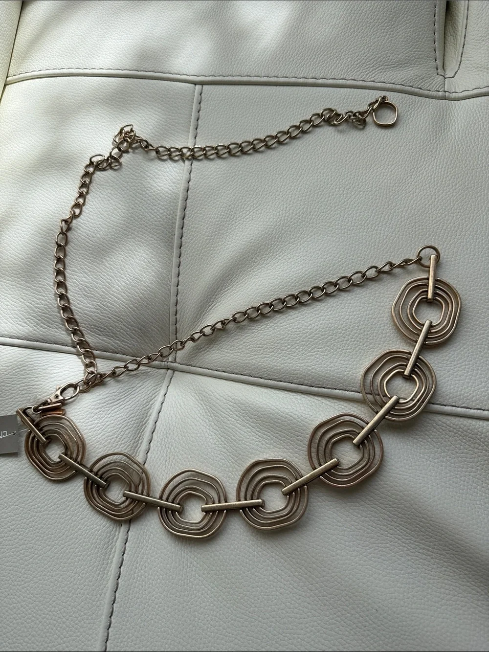 Chico's‎ Gold-Tone Concentric Link Belt